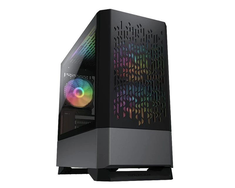 COUGAR MG140 AIR RGB Compact ARGB Mini Tower Case Modern Patterned Air Vents