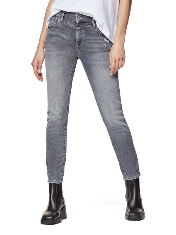 Mavi Women's Sophie Jeans, Grey Ripped Memory, 24 W/34 L