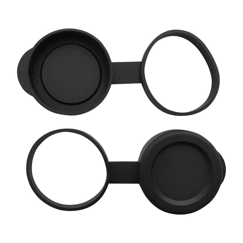 25mm Binocular & Monocular Rubber Lens Caps - Black, 36.6-38.1mm ID