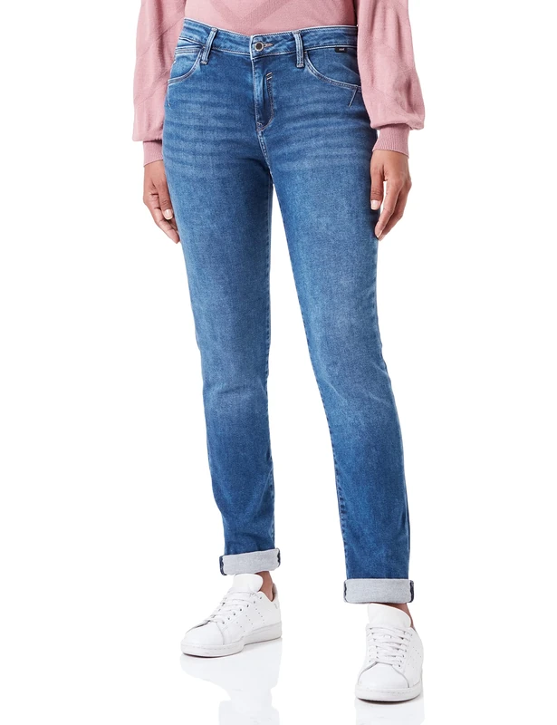 Mavi Women's Sophie Jeans, Mid Brushed Sporty, 24W x 32L