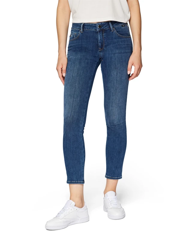 Mavi Women's Lindy Jeans, Dark Blue Super Shape, 34W x 34L