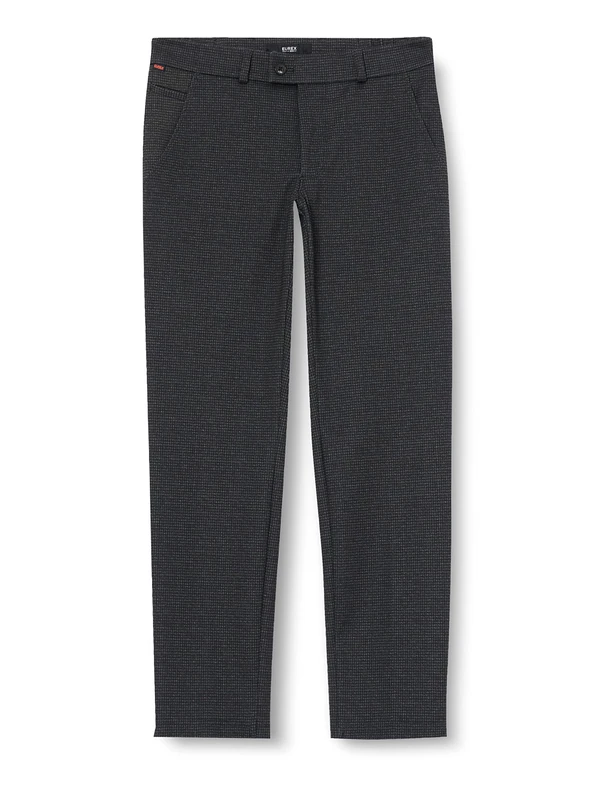 Eurex by Brax Men's Thilo Jersey Relax Trousers, Flat Front, Dark Grey, 32 W/32 L