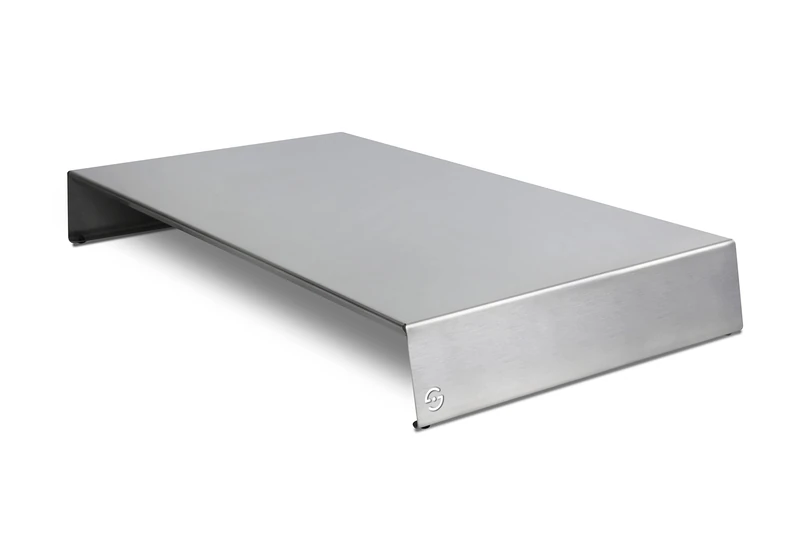 Lisa Plan Plus stainless steel hob cover with non-slip feet - Image 1
