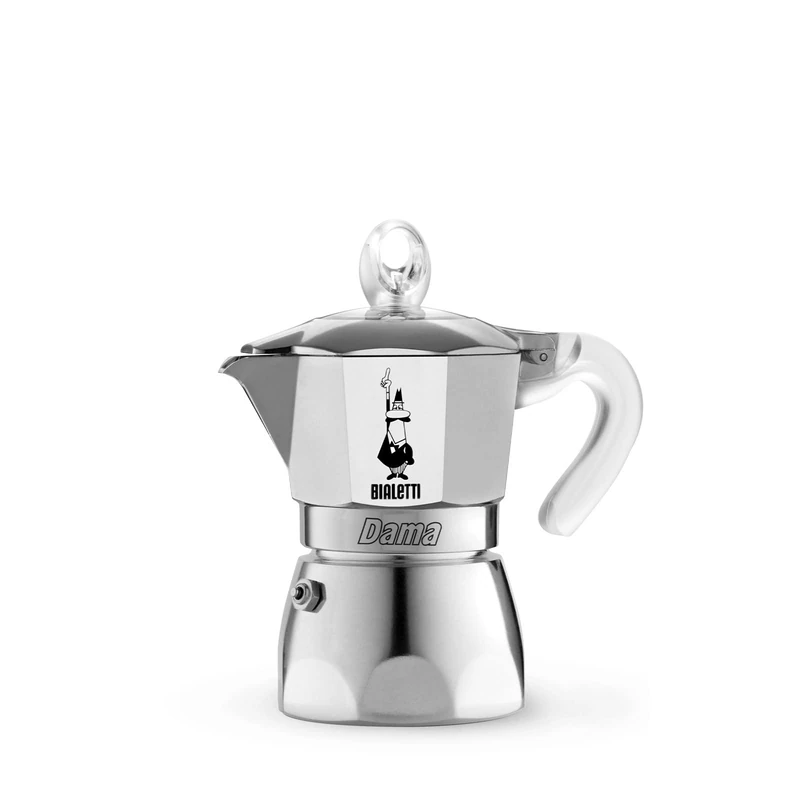Bialetti DAMA Pure Ice Coffee Maker, 1 Cup, Not Suitable for Induction, 1 Cup (67 ml), Aluminium - Image 1