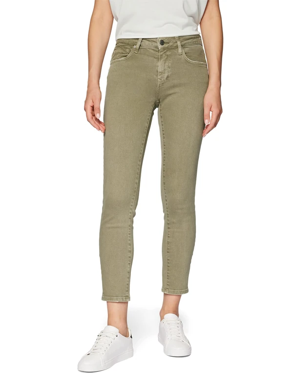 Mavi Women's Adriana Jeans, Aloe Green Str, 33W x 32L