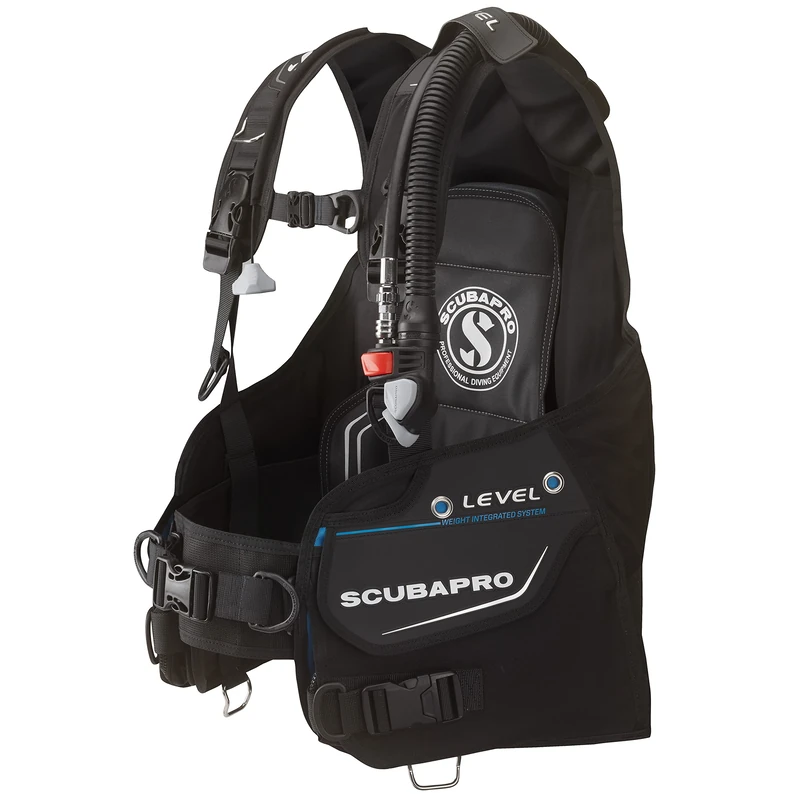 SCUBAPRO Level 2022 M W/BPI Cold Water Regulator Kit Unisex-Adult, Black, One Size