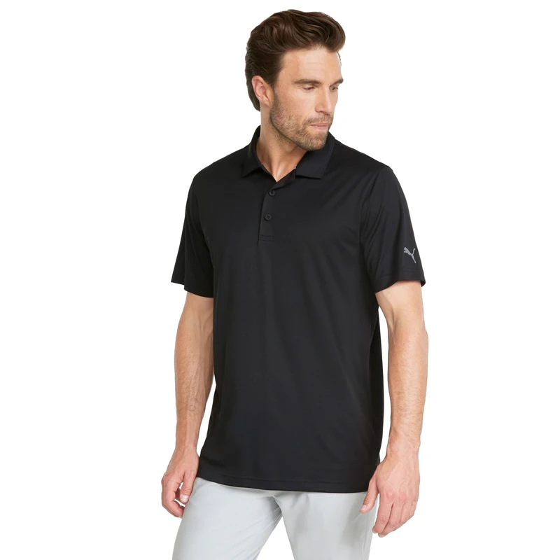 PUMA Golf Men's Gamer Polo, Black, 3XL - Image 1
