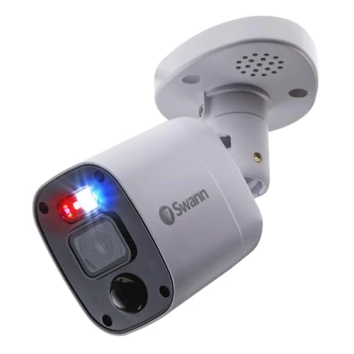Swann Square Enforcer 4K Replacement/add on Security Camera SWPRO-4KRQ Police Style Flashing Lights - Image 1