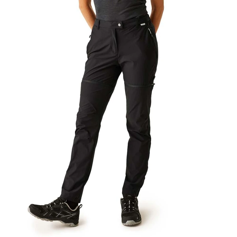 Regatta Women's Mountain Zip Off Walking Trousers Black