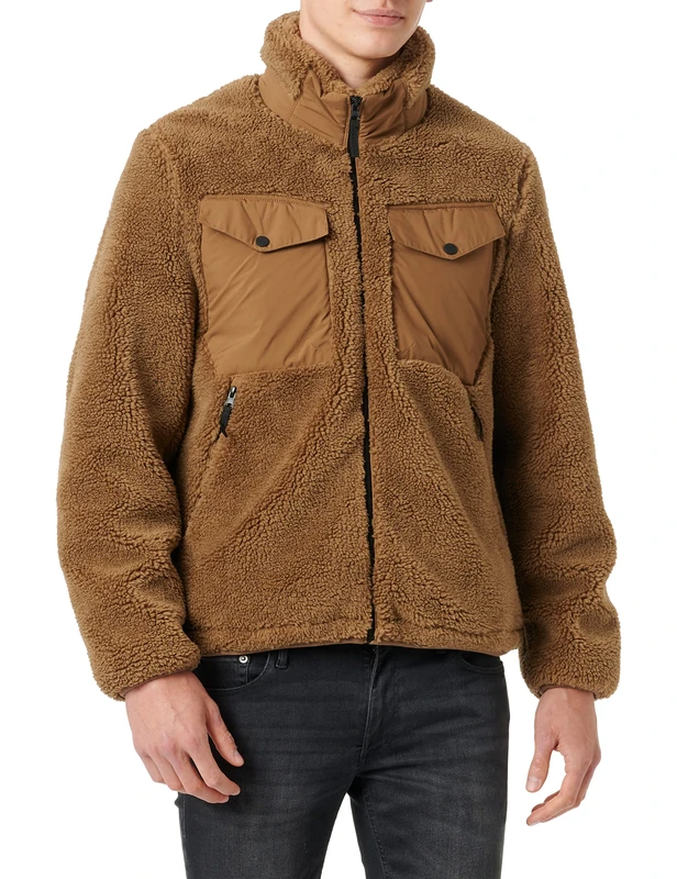 s.Oliver Men's Jacke Langarm, Brown, L