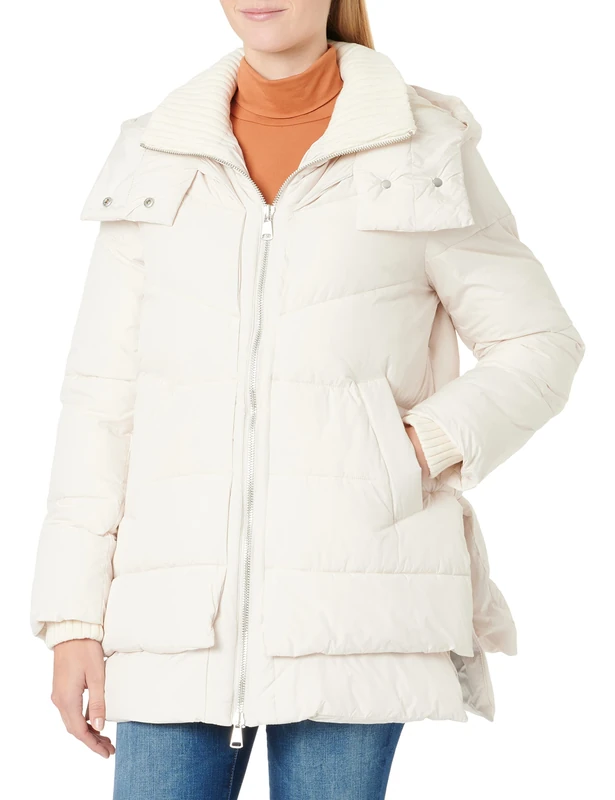 s.Oliver Women's Jacke Langarm, Off-White, S