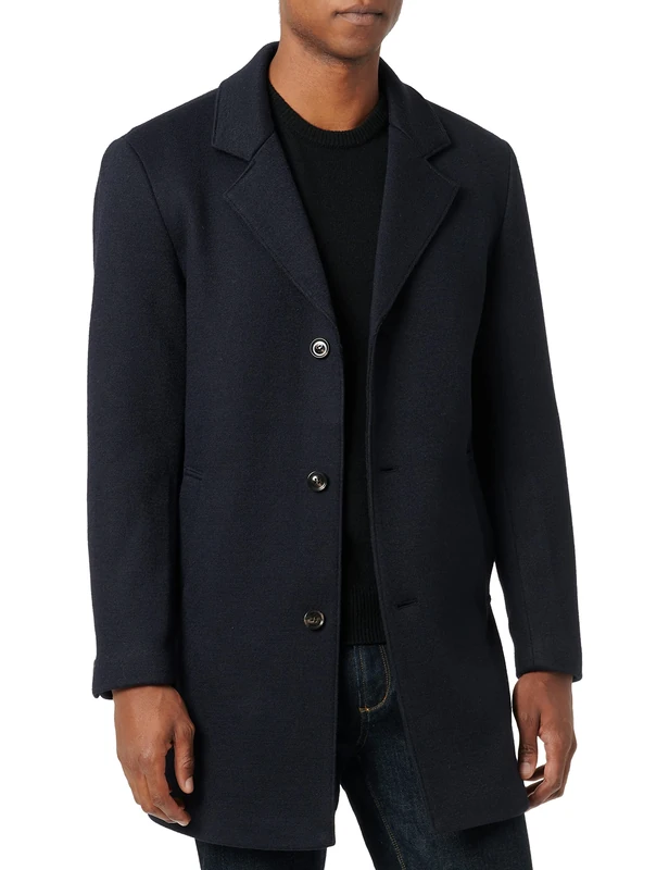 s.Oliver Men's Mantel Langarm, Dark Blue, 56