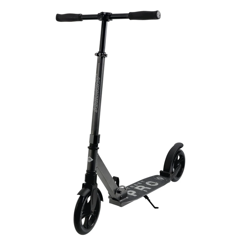 Schildkröt City Scooter Street Pro, 200 mm Wheels, Aluminum Scooter, Extra Large Deck, Foldable, to Drive, for Children and Adults, 510020