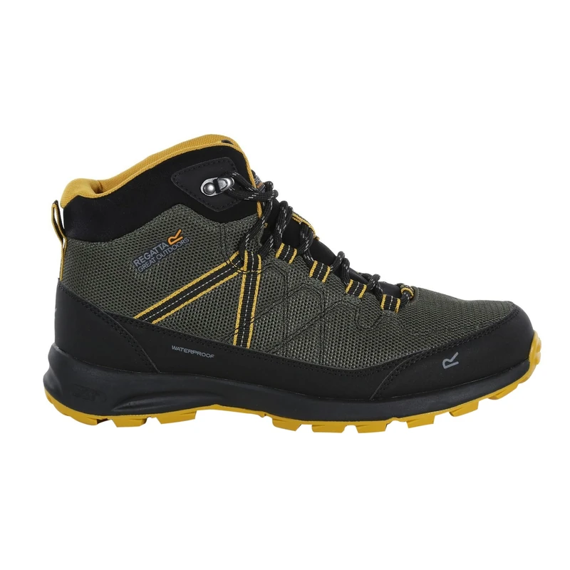 Regatta Mens Samaris Lite Hydropel Durable Walking Boots with Cushioned Sole & Hardwearing Soles, Waterproof & Breathable - Perfect for Outdoors, Walking, Hiking & Climbing