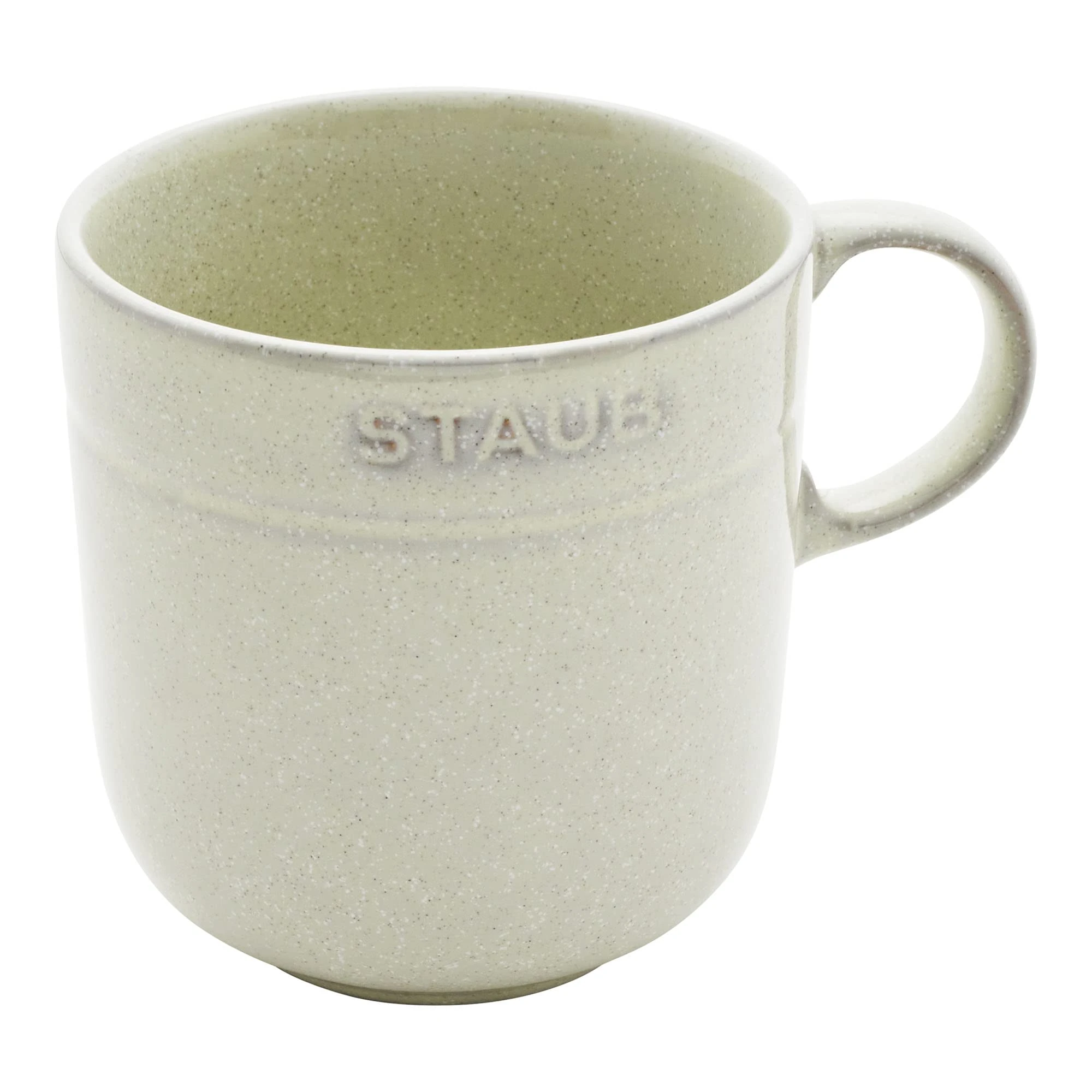 STAUB Ceramic Dinnerware 4-pc 16 oz. Mug Set - White Truffle