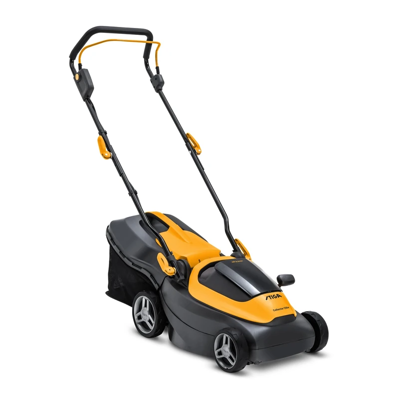 STIGA 136e Collector Kit Cordless Lawnmower, 20 V, 34 cm – 35 l Hybrid Collector, 6-Position Adj. – Lawns up to 300 sqm