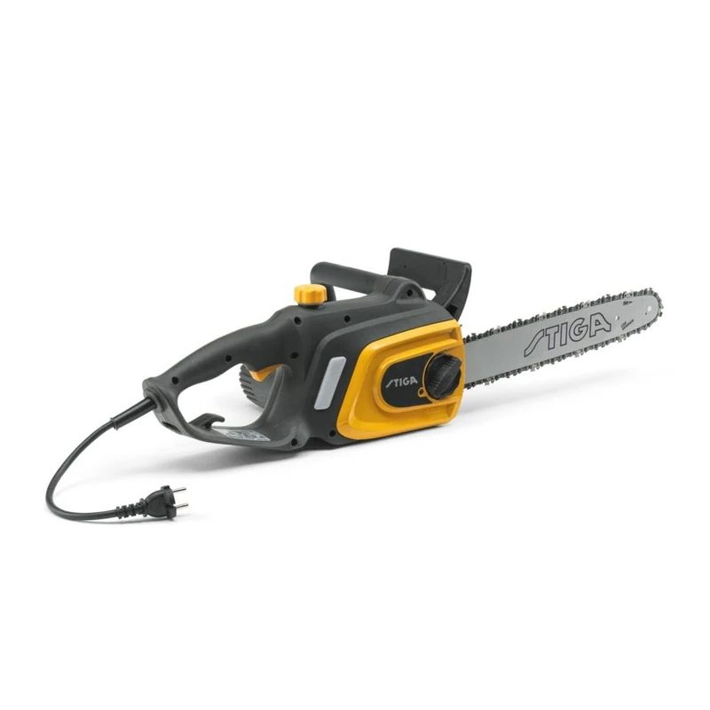 CS 118c (14") Electric Chainsaw with 1.8 kW Motor, 35 cm Rail and Chain, Manual Chain Brake, Automatic Oil Pump, Easy and Safe Clamping