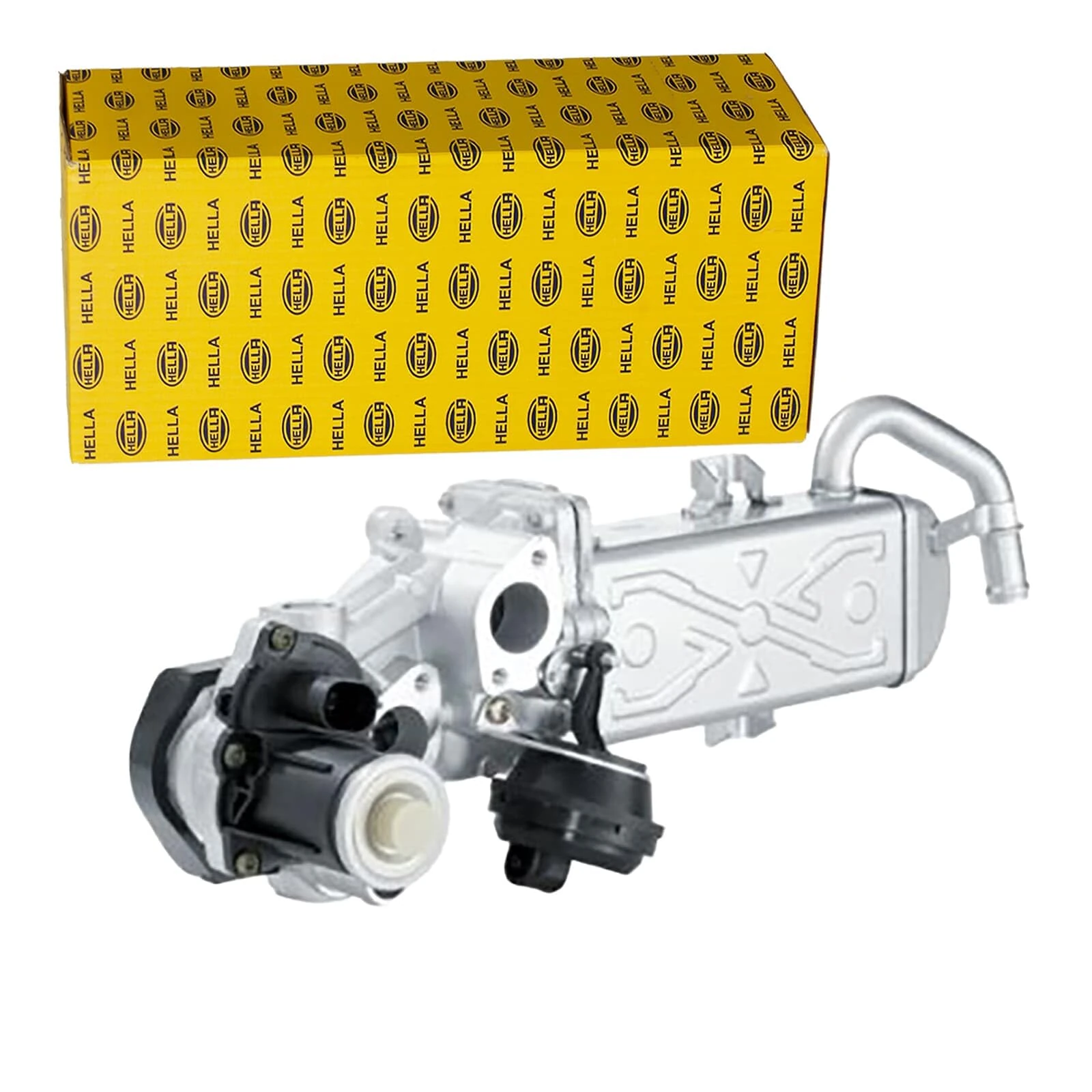 HELLA 6NU 358 167-001 EGR Module - Electric - 5-pin connector - with gaskets/seals/with EGR cooler - with EGR valve