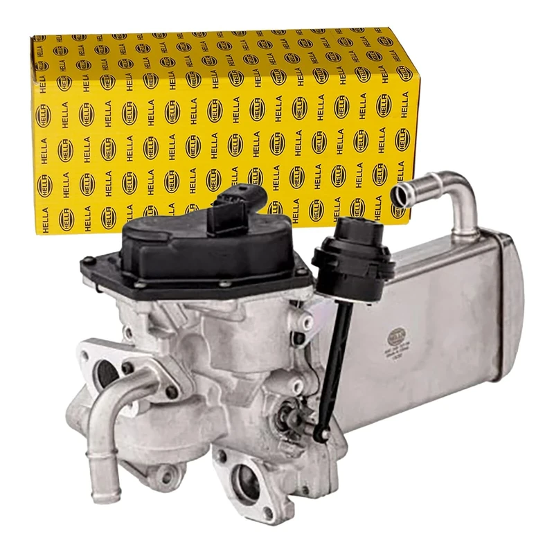 HELLA 6NU 358 167-041 EGR Module - Electric - 5-pin connector - with gaskets/seals/with EGR cooler - with EGR valve