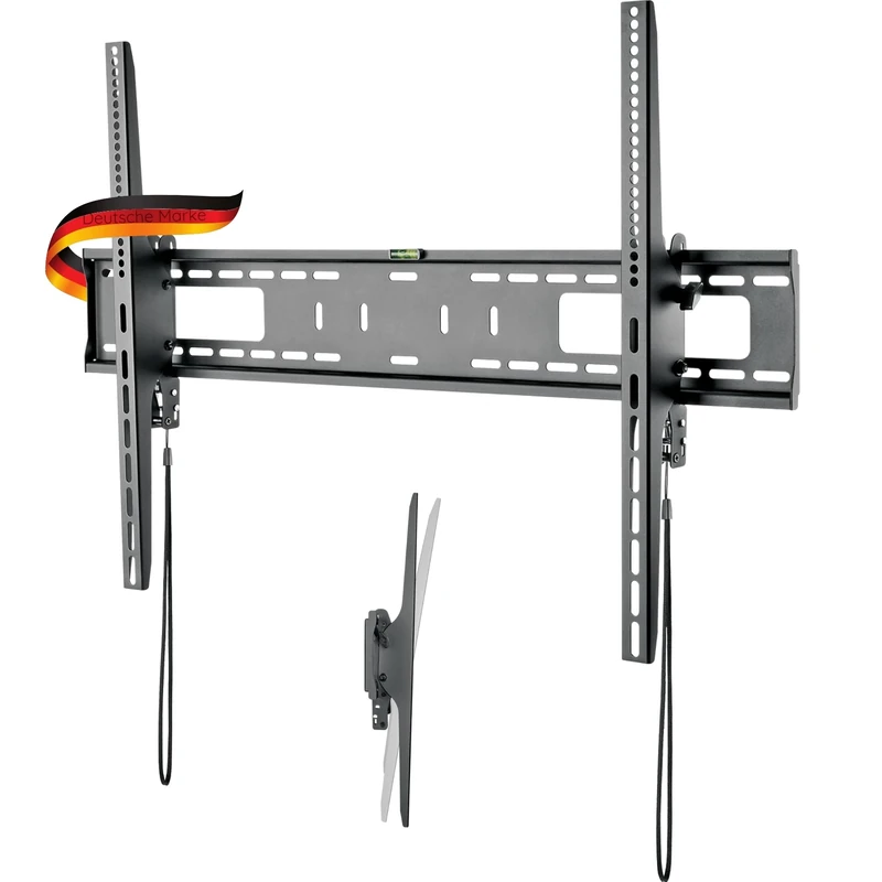 SCHWAIGER - LWHT10075 513 TV Wall Mount Tilts up to 75 kg up to 100 Inches VESA 900 x 600 Black