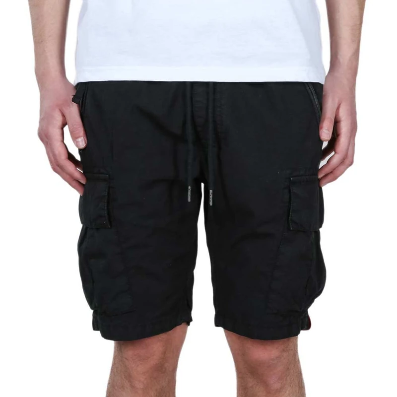 Alpha Industries Men's Ripstop Jogger Shorts Black
