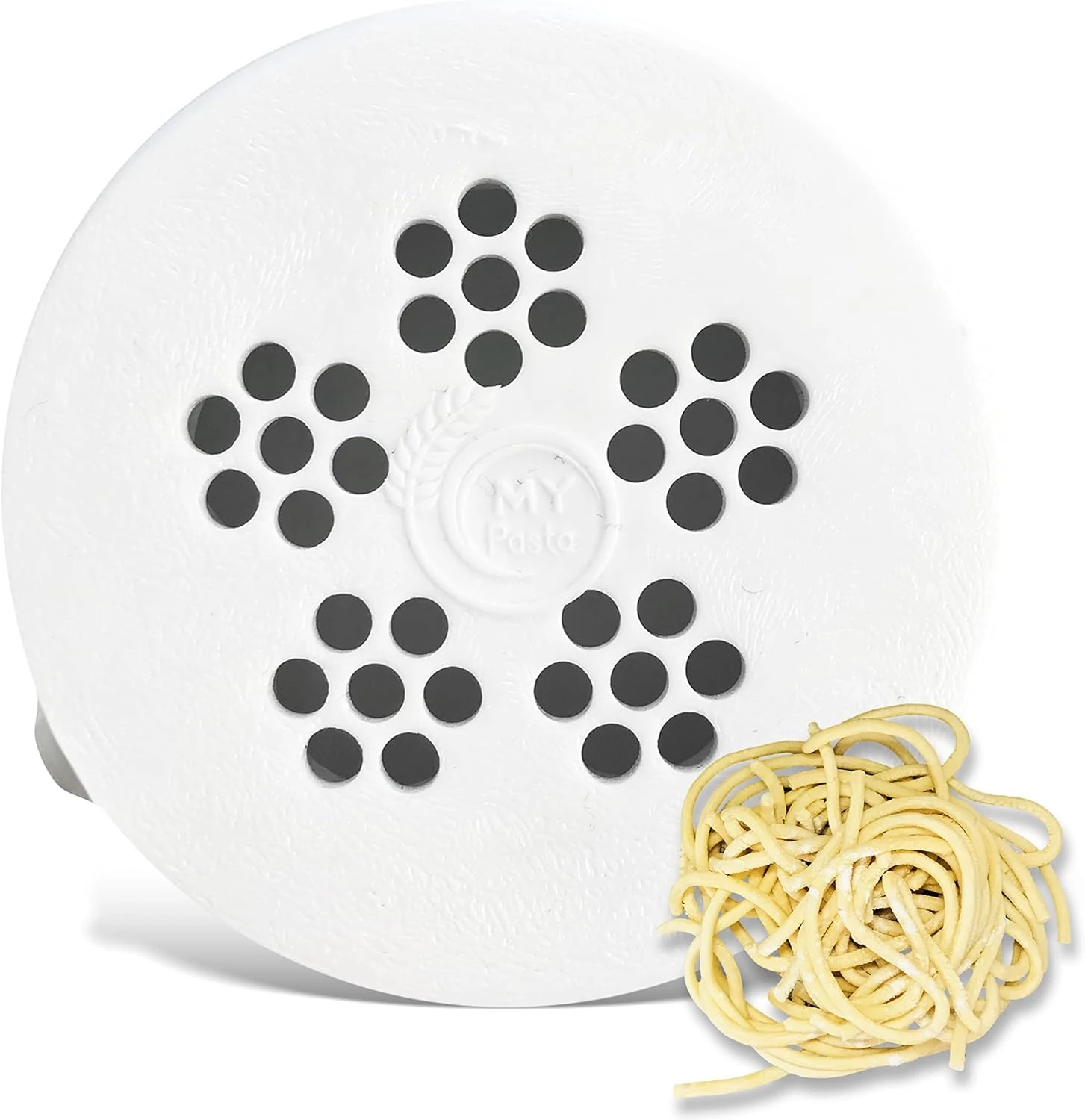 MY Pasta - Bigoli 4 mm / Udon Pasta Maker Discs Compatible with Philips Pasta Maker Avance 7000 Matrices for Homemade Pasta