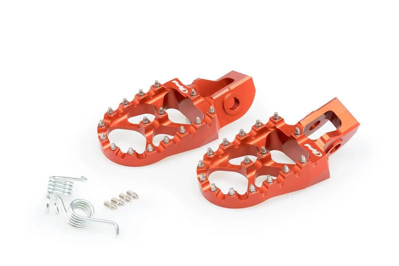 Puig 20564T Off-Road Footpegs Orange