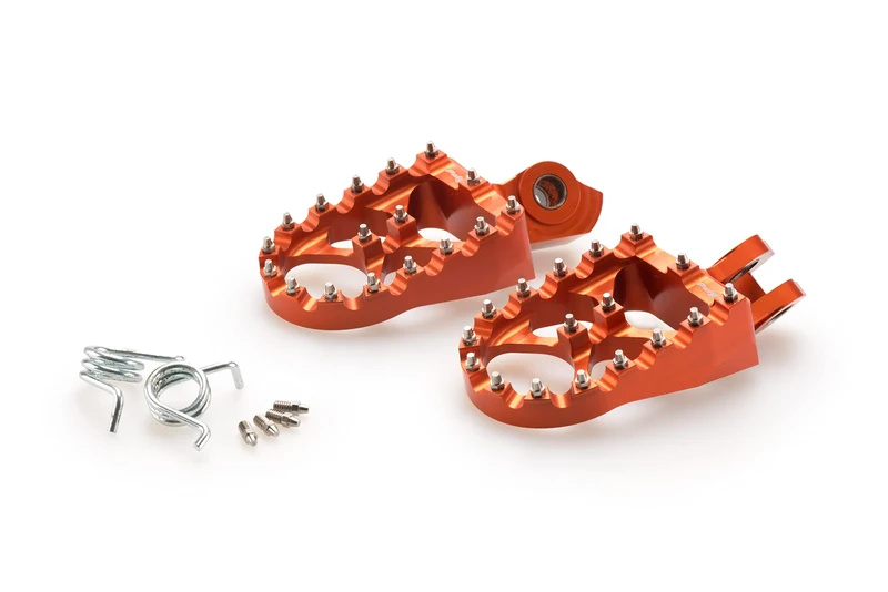 Puig 20534T Off-Road Footpegs Orange