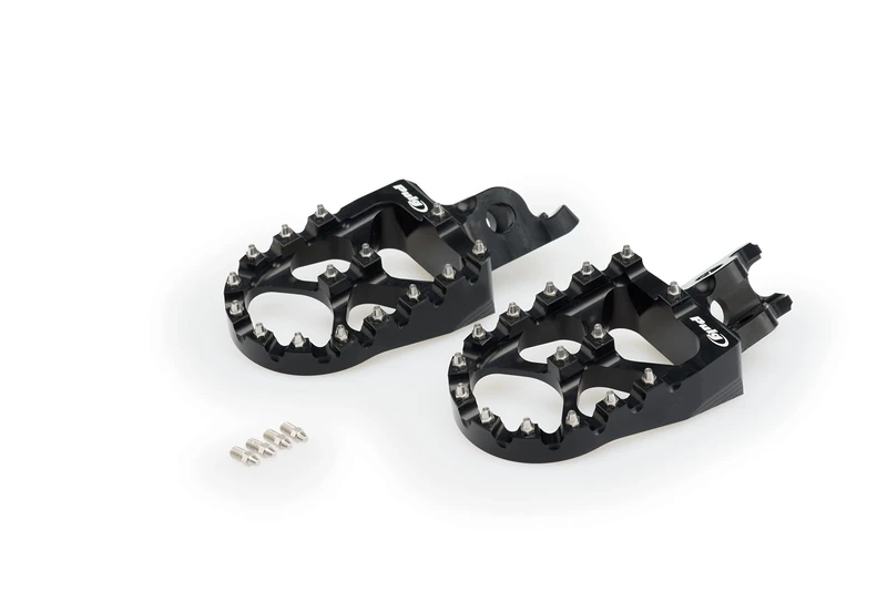 Puig 20557N Off-Road Footpegs Black
