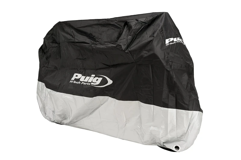 Puig 20727N Motorcycle Cover Logo XL Black - Image 1