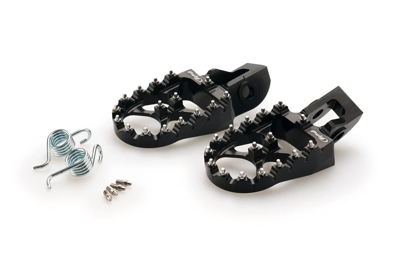 Puig 20564N Off-Road Footpegs Black