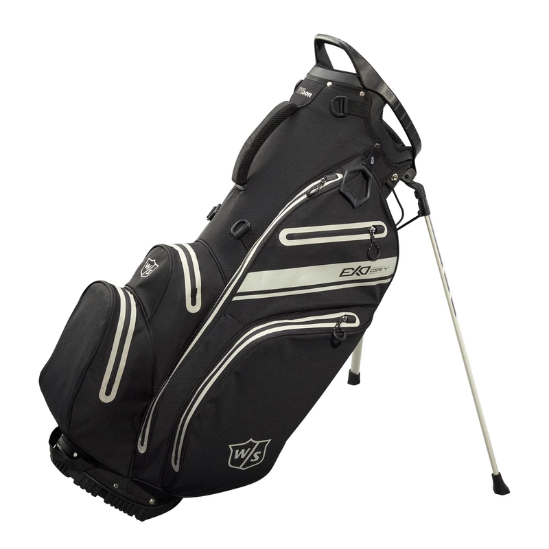 Wilson WS EXO DRY STAND BAG Black/charcoal/silv