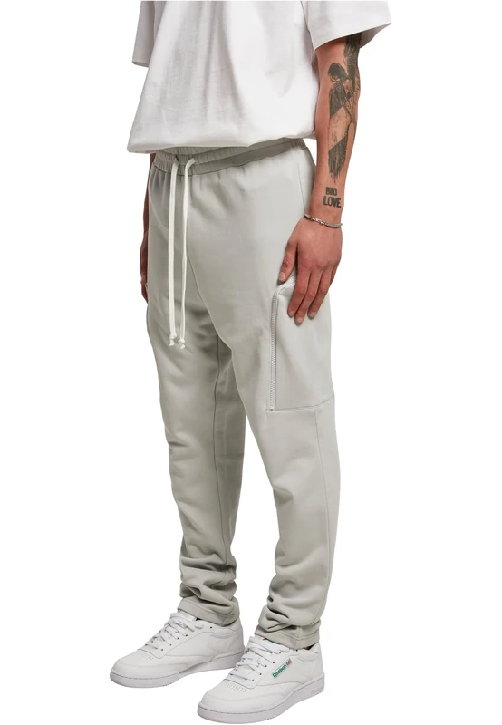 Urban Classics Men's Low Crotch Cargo Sweatpants Tracksuit, Light Asphalt, S - Image 1
