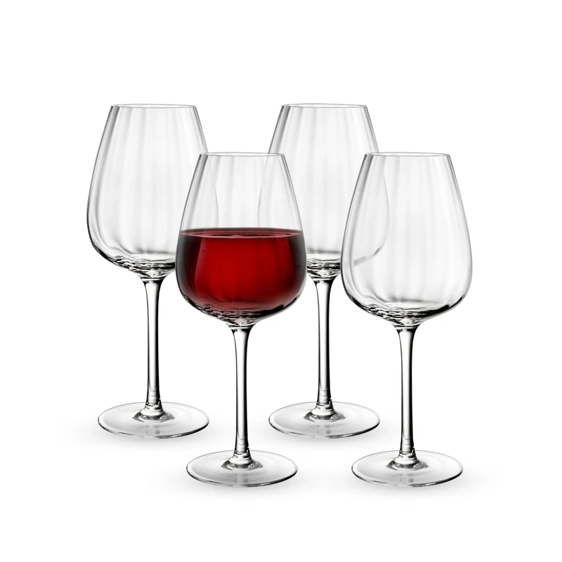 Villeroy & Boch - Rose Garden Red Wine Glass Set 2 Pieces 200 ml Clear, Dishwasher Safe, Red Wine Glasses, Glass Set, Drinkware, Crystal Glass