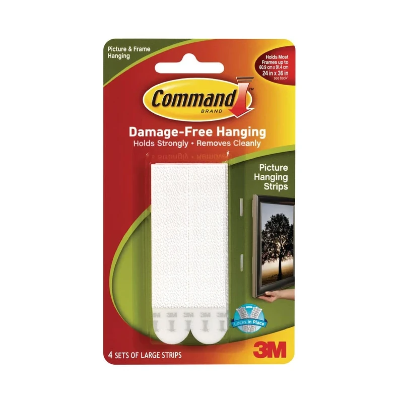 Command Large Picture Hanging Strip Clipstrip (Pack of 12)