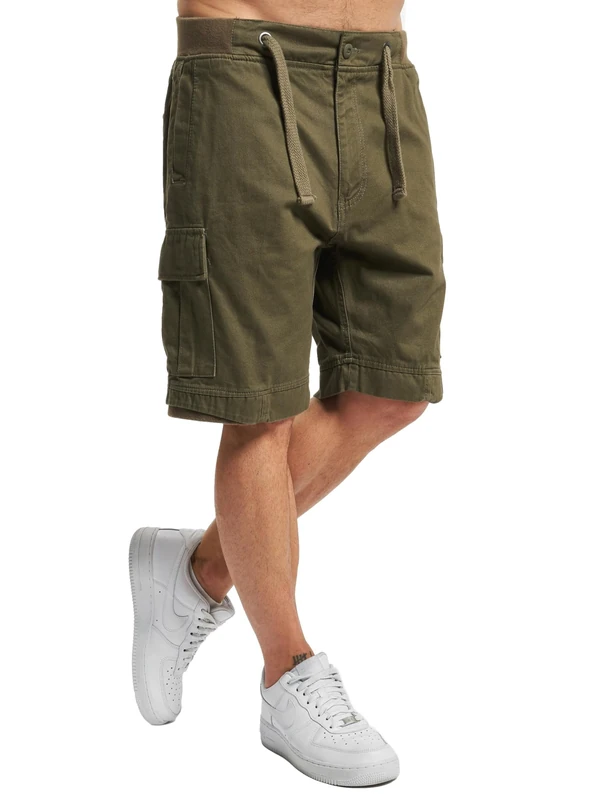 Brandit Packham Vintage Shorts, Color: olive, Size: 3XL