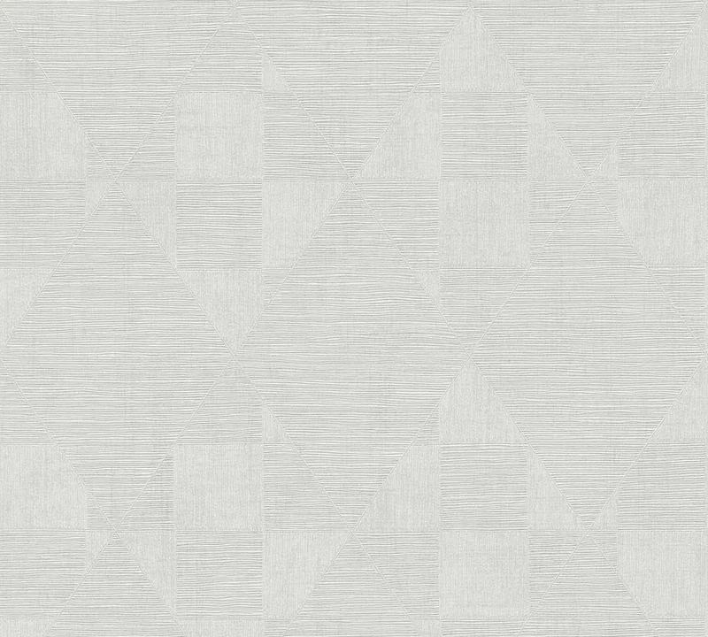 Livingwalls Geometric Wallpaper Titanium 3 Non-Woven Wallpaper 10.05 m x 0.53 m Grey White Made in Germany 381963 38327-3