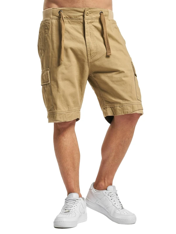 Brandit Packham Vintage Shorts, Color: camel, Size: S