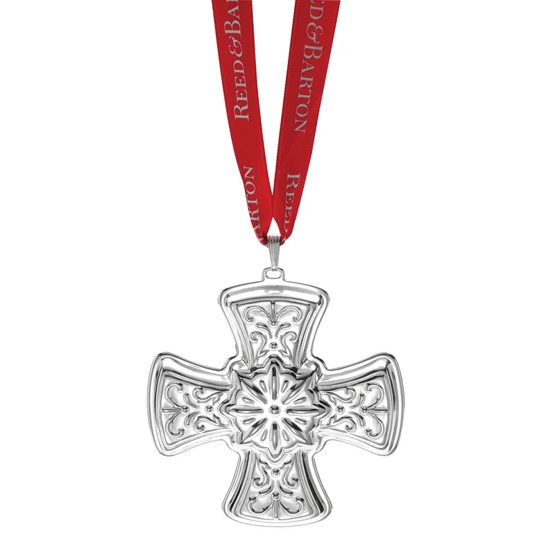 Reed and Barton 2022 Annual Christmas Cross, 0.30, Metallic - Image 1