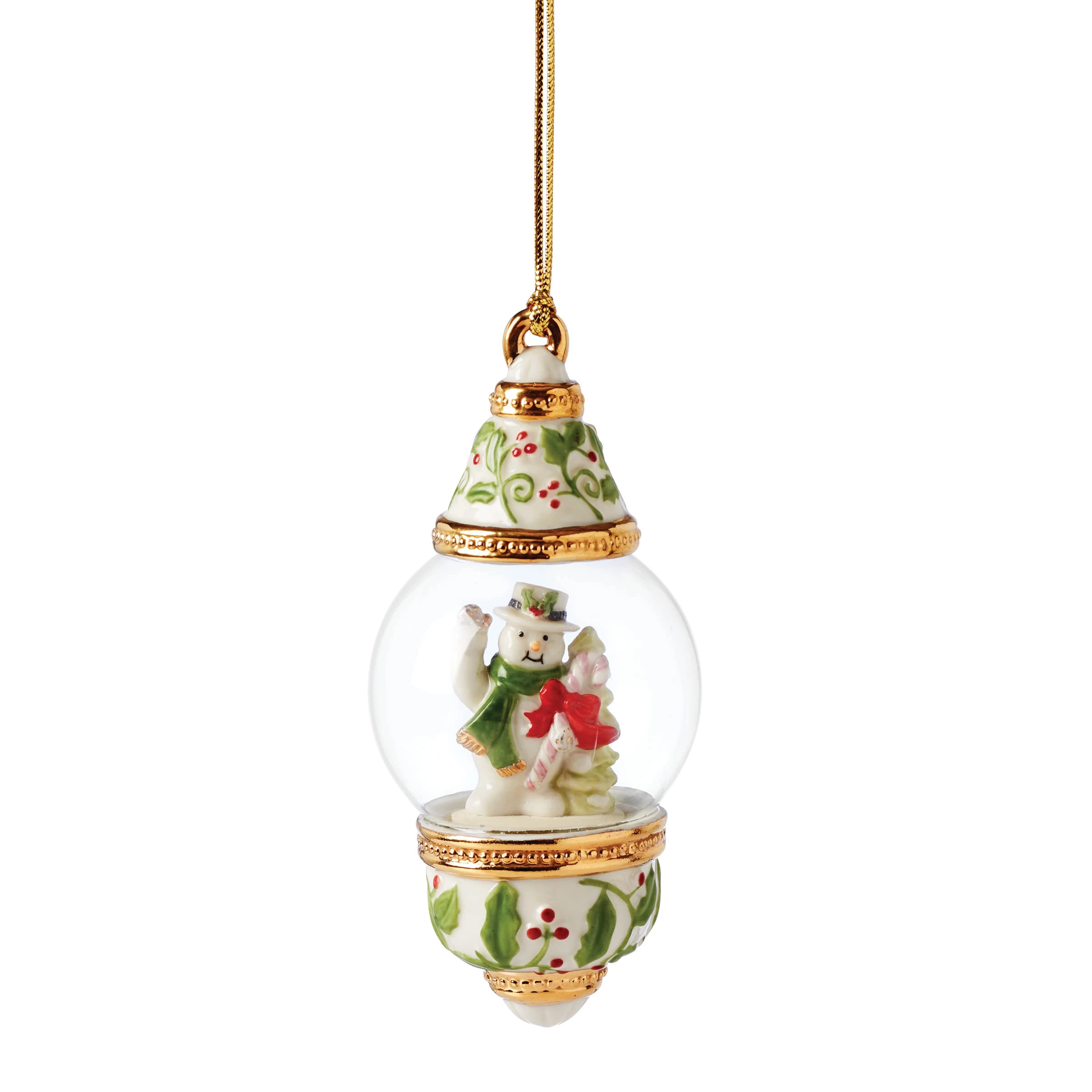 SNOWMAN GLOBE ORNAMENT