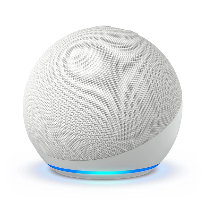 Certified Refurbished Echo Dot (5th generation, 2022 release) smart Bluetooth speaker with Alexa | Glacier White