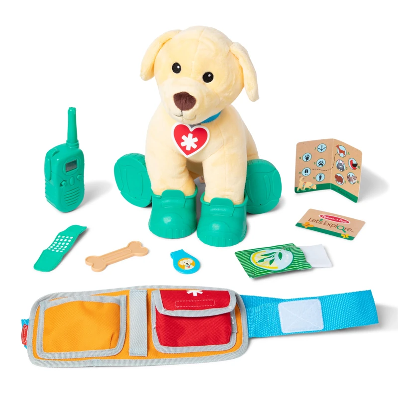 Melissa & Doug Rescue Dog, Multicolor, Large