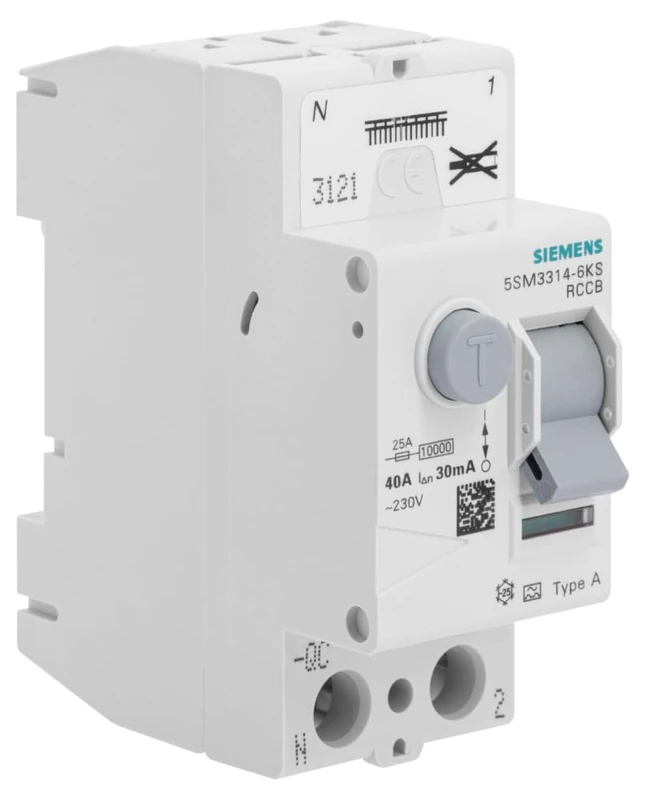 SIEMENS - Auto Differential Switch 30mA 40A Type A