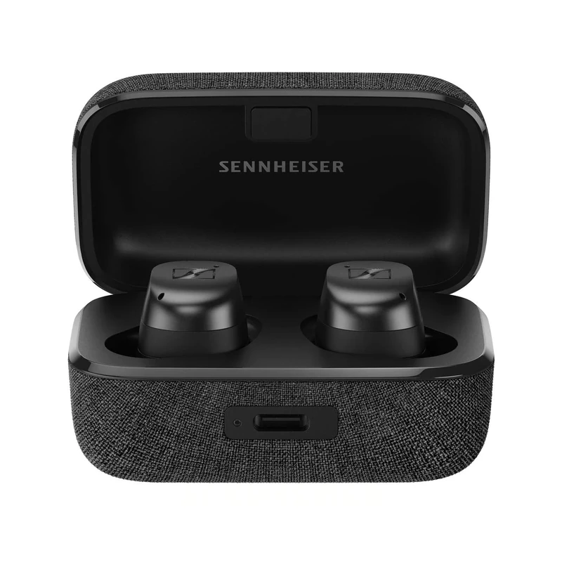 Sennheiser MOMENTUM True Wireless 3 Earbuds - Bluetooth In-Ear Headphones for Music and Calls with Adaptive Noise Cancellation, IPX4, Qi wireless charging and 28-hour battery life, Graphite