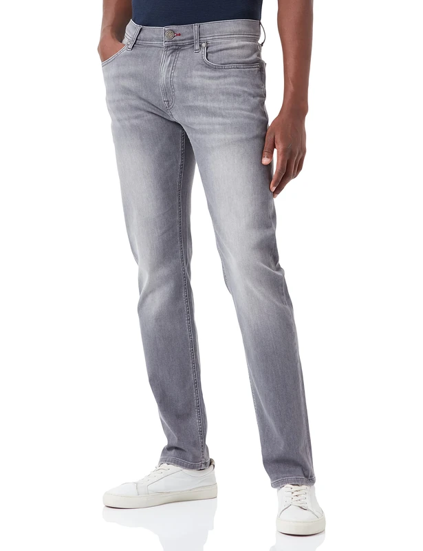 Daniel Hechter Men's 5-Pocket Belfort Jeans, Dark Grey, 32 W/34 L