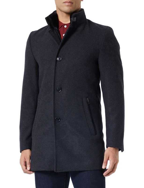Daniel Hechter Men's Coat, Charcoal, 56