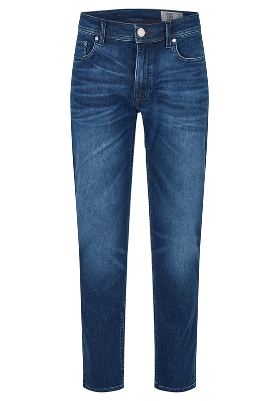 Daniel Hechter Men's 5-Pocket Belfort Jeans, Steel Blue, 36 W/30 L