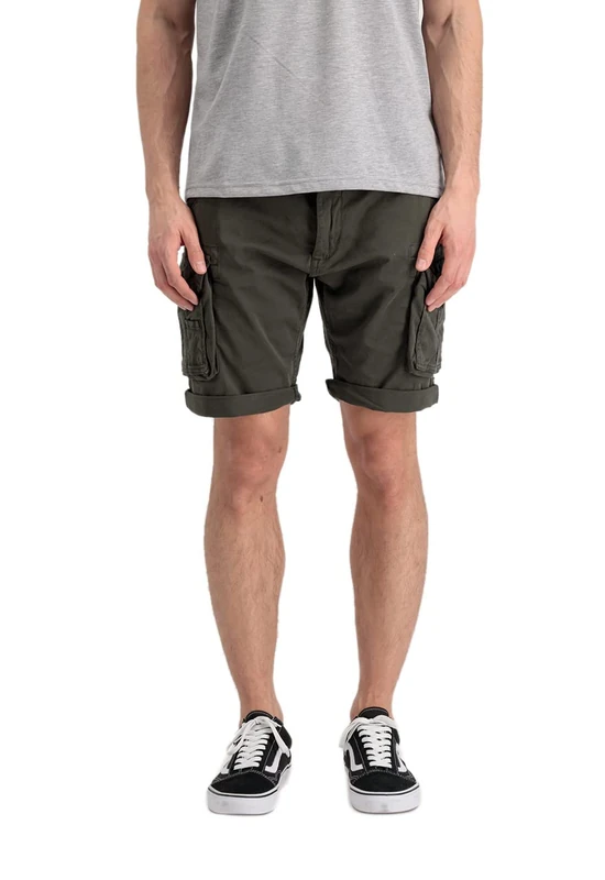 Alpha Industries Crew Short Mens Greyblack