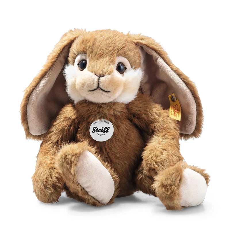 Steiff 067471 Bommel rabbit 28 brown, Glazed Ginger