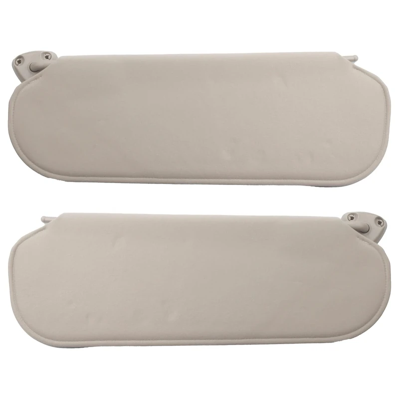 Dasbecan Gray Pair Driver and Passenger Side Sun Visor Compatible with Chevrolet Express GMC Savana 1500 2500 3500 4500 1999-2019 Replaces# 84054688 84054695